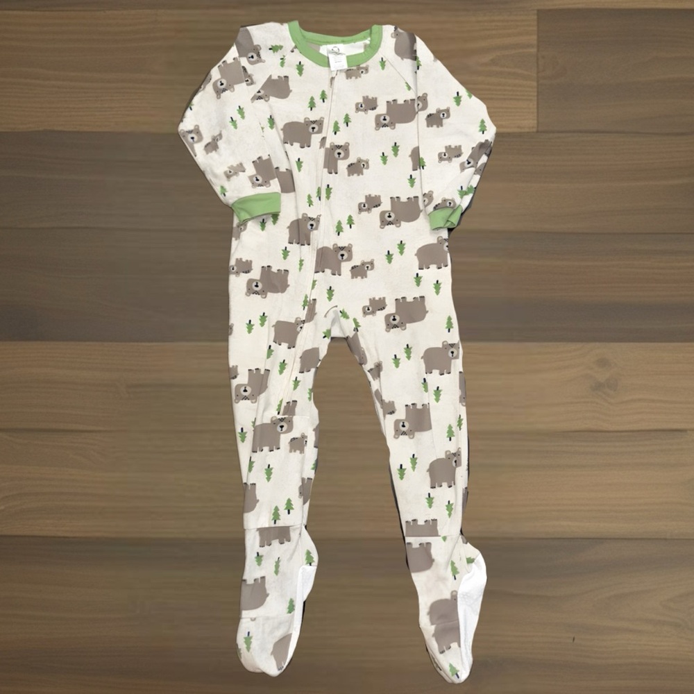 Carters Bear 4T Footie Pajamas